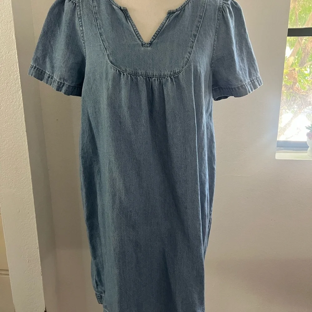 Madewell Light Blue‎ Denim Dress - Picture 4 of 9